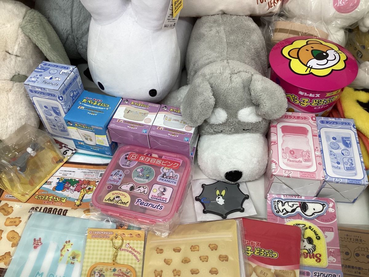 【同梱不可/現状】 ファンシーグッズ まとめ売り たべっ子どうぶつ、トム＆ジェリー、うさまる、スヌーピー、他_画像6