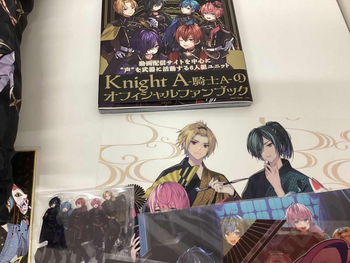 【現状】 歌い手 KnightA 騎士A グッズ まとめ売り 缶バッジ ミニ色紙 クッション ファンブック CD チェキ風ブロマイド 他_画像10