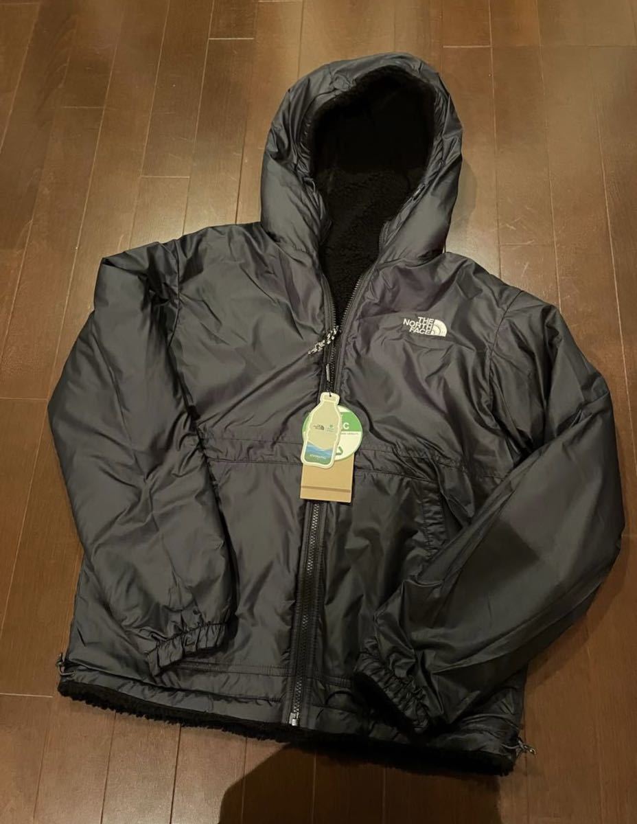 新品 M 23AW ノースフェイス ホワイトレーベル PLAY GREEN RVS FLEECE HOODIE リモフリースジャケット リバーシブル