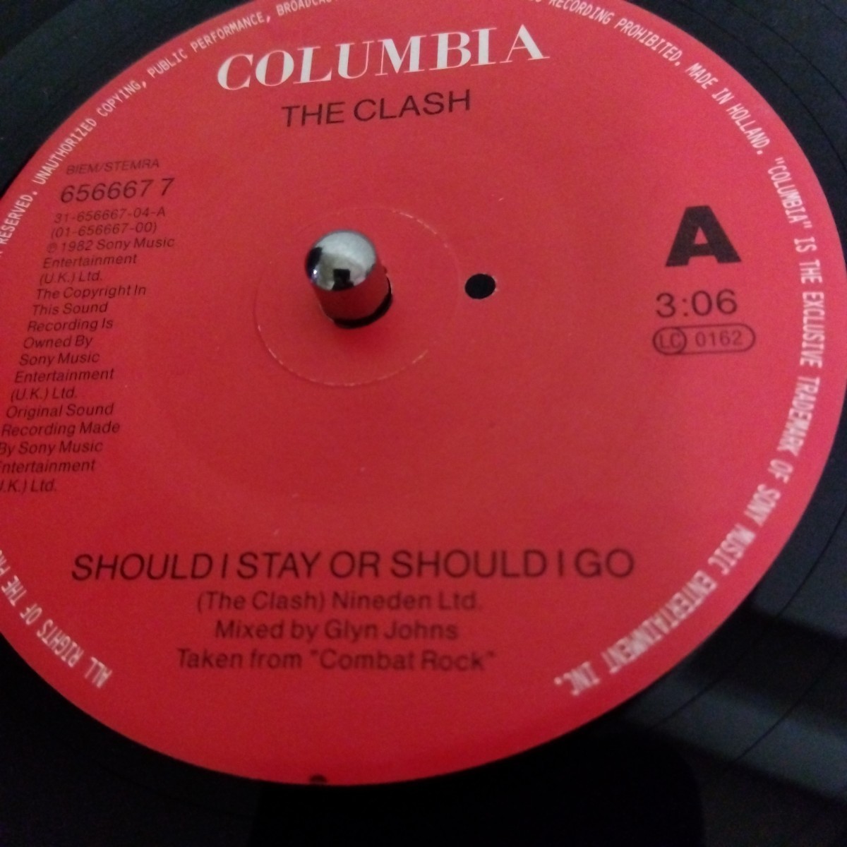 the clash should i stay or should i go 91年　ep 7inch ザ　クラッシュ　パンク　punk _画像2