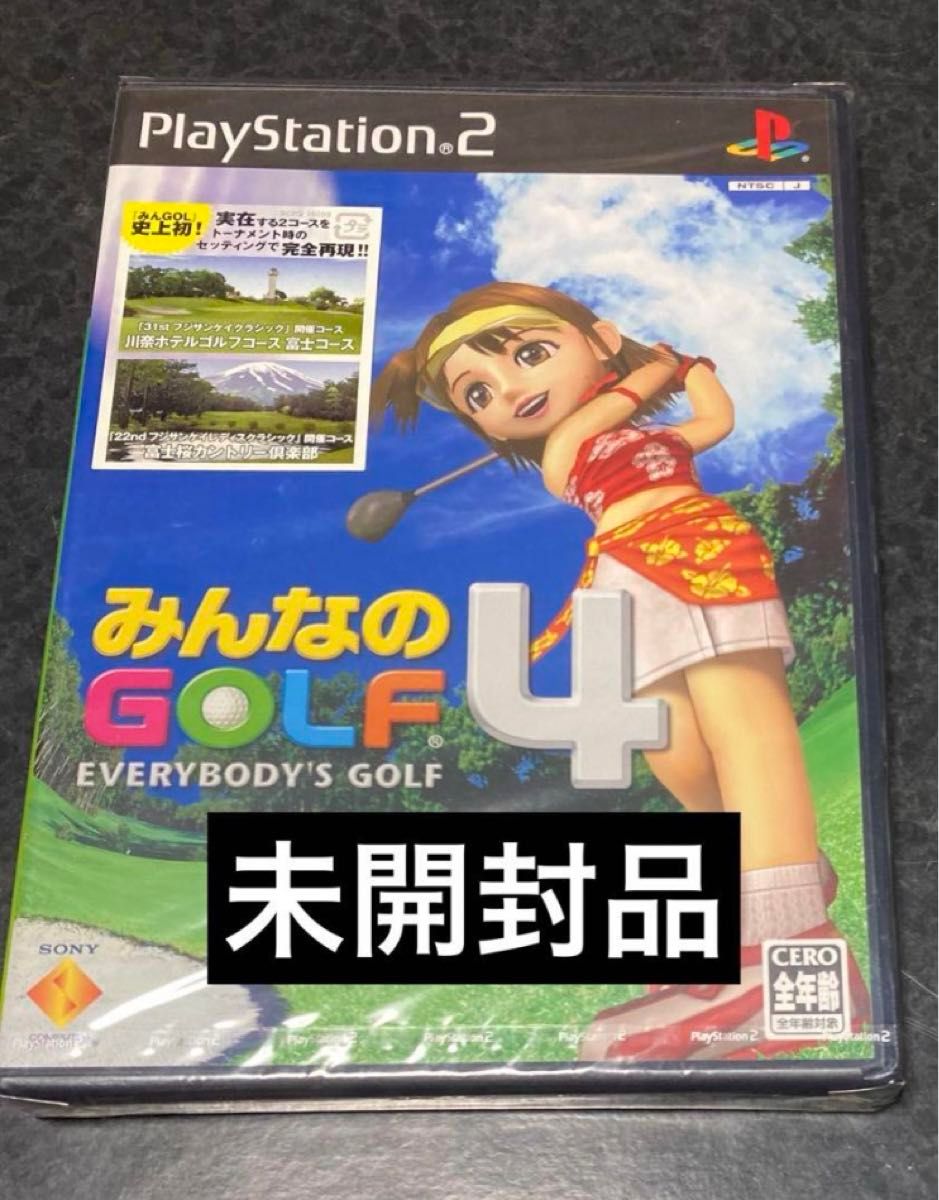 ps2ソフト　みんなのGOLF4