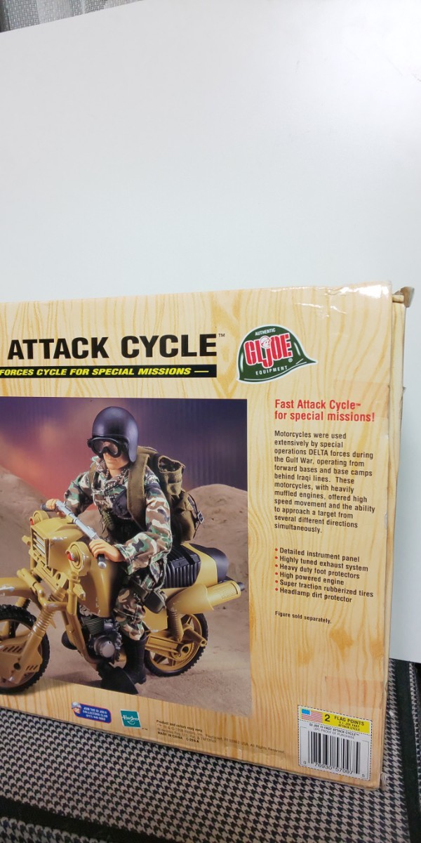 GIジョー バイク GI JOE FAST ATTACK CYCLE Hasbro 35周年記念品_画像4