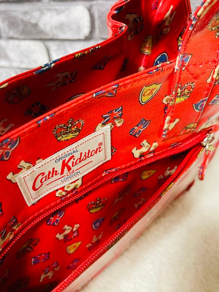 キャスキッドソン　CathKidston ボストンバック　イギリス　テリア　美品