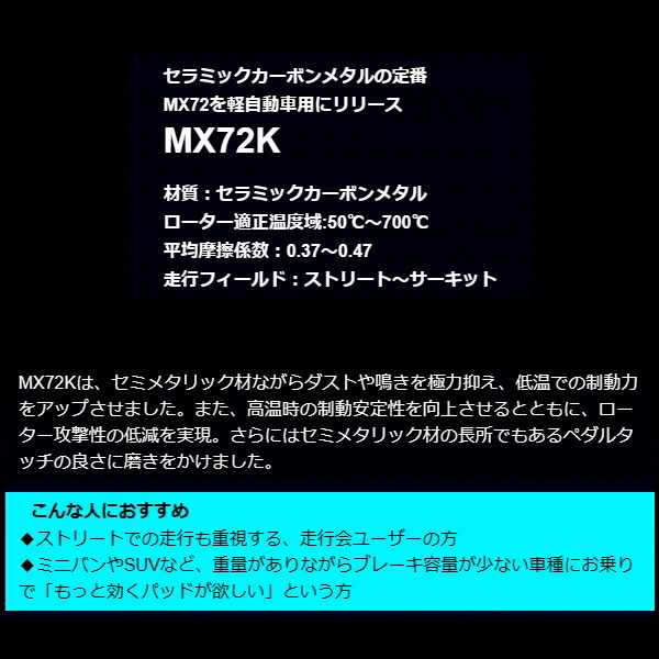 エンドレス MX72K F用 L150S/L160Sムーヴ DVS II付用 H14/10～H18/10_画像2