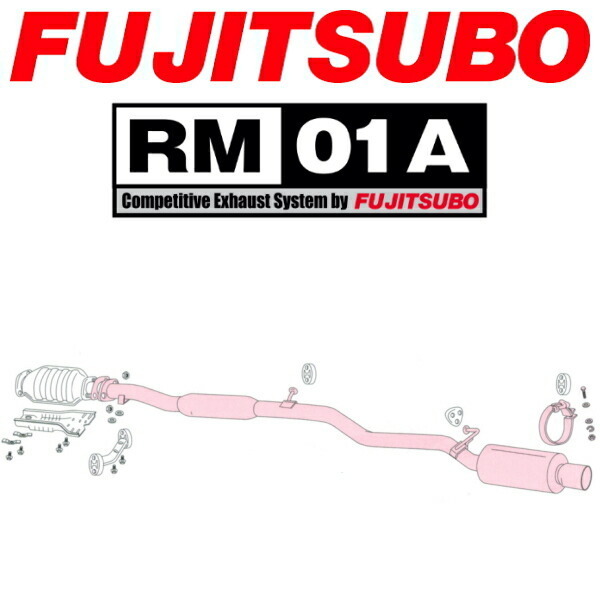FUJITSUBO RM-01Aマフラー E-CN9AランサーエボリューションIV H8/8～H10/1_画像1