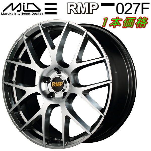 MARUKA MID RMP 027F ホイール1本価格 ハイパーメタルコート/ミラーカット 7.0J-17インチ 5穴/PCD114.3 インセット+48_画像1