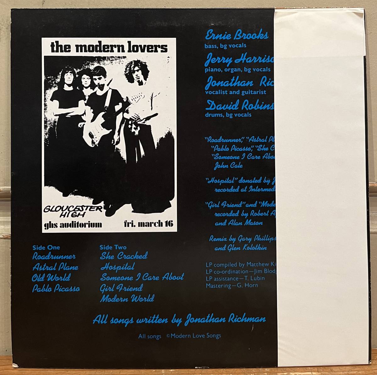 ◇希少!国内盤!帯付LP◇ジョナサン・リッチマン / ザ・モダン・ラヴァーズ Jonathan Richman / The Modern Lovers SUX-182-SE 甲本ヒロトの画像5