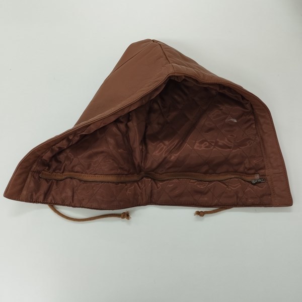 D848 [秋冬物][人気] Supreme シュプリーム Leather Down Jacket M ブラウン ラムスキンダウン コート 10AW ジップアップ | D★_画像10