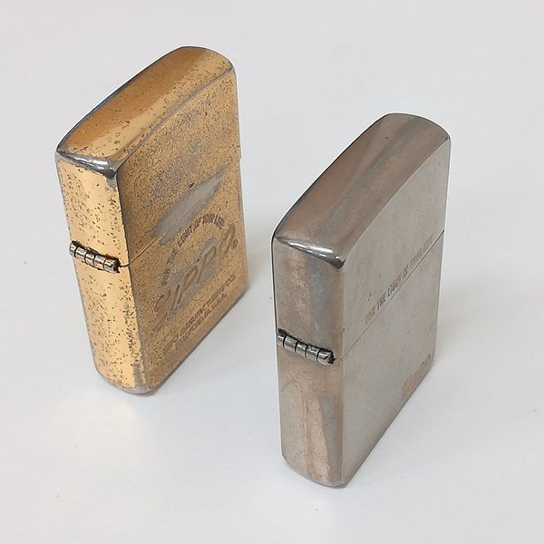 B363a [セット] ZIPPO ジッポー オイルライター 1986年製 FOR THE LIGHT OF YOUR LIFE ゴールド シルバー 喫煙具 タバコ 煙草 | その他 K_画像3