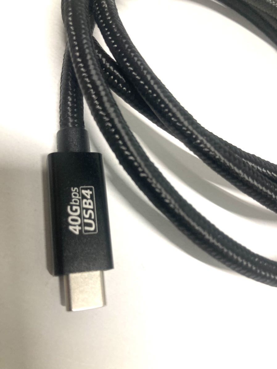 Thunderbolt 4 ケーブル (1m, ブラック) USB4対応 Popolier [ 240W出力 / 40Gbps高速データ転送 / Type Cデバイス対応の画像7