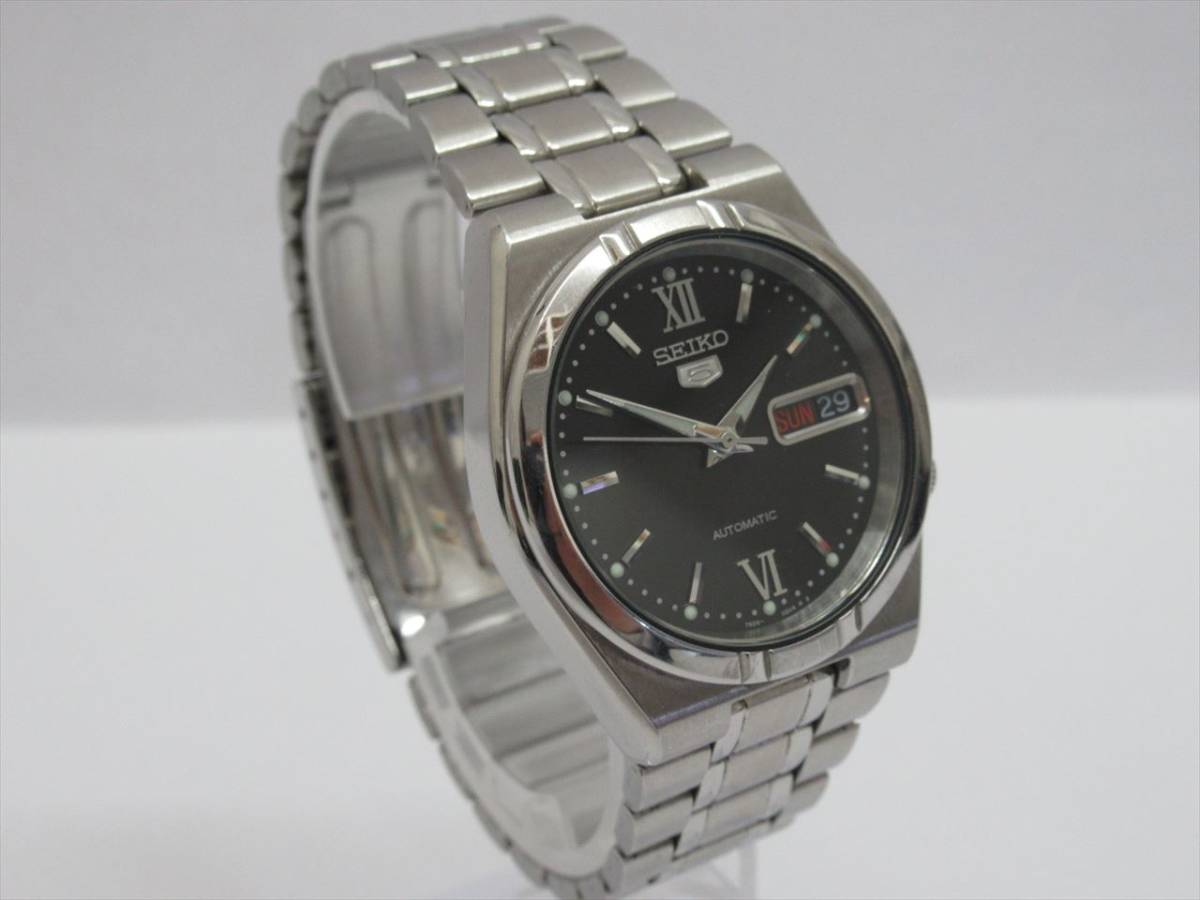 ◆SEIKO セイコー5 7S26-01H0 デイデイト 裏スケ 良品♪_画像1