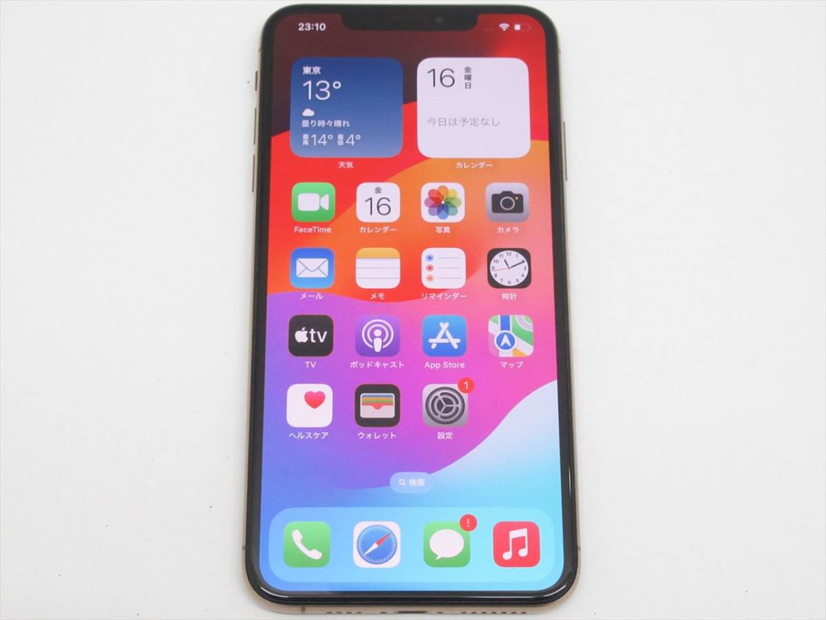 docomo◆iPhone XS MAX 64GB ゴールド MT6T2J/A 現状渡し_画像1