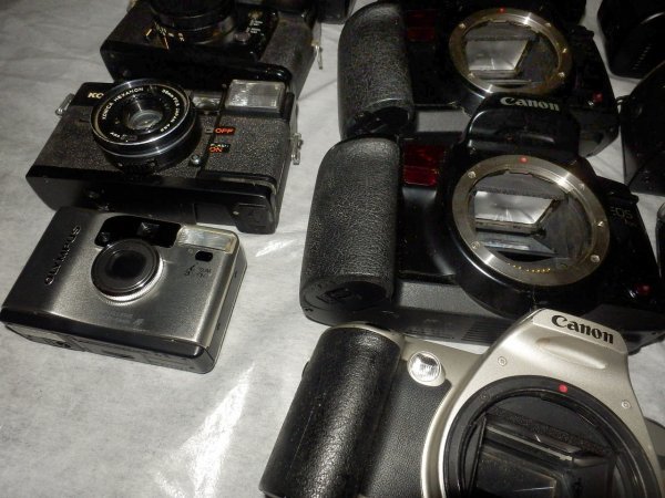 m-202{ summarize film camera strobo other body camera series retro hobby parts large amount Junk recycle use resale 