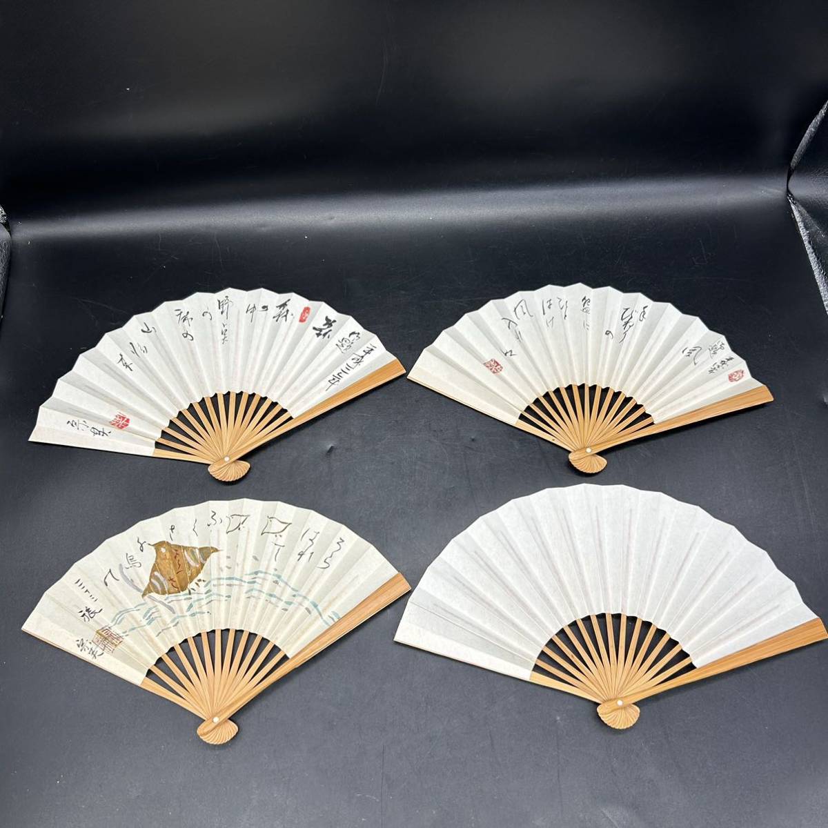  fan .. kimono small articles tea utensils 58-1