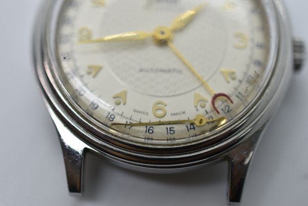 ORIS オリス 7403-40B ポインターデイト SS 裏スケ 自動巻き_画像8