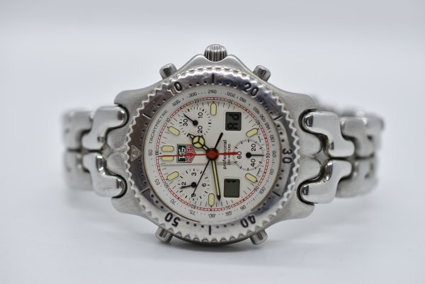 TAG HEUER タグホイヤー プロフェッショナル メンズ腕時計 クオーツ CG-1111-0 アイルトン・セナ_画像1