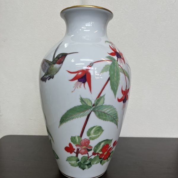 フランクリンポーセリン バジル・イーデ フラワーベース / Franklin Porcelain The Garden Bird Vase Basil Ede 花瓶_画像1