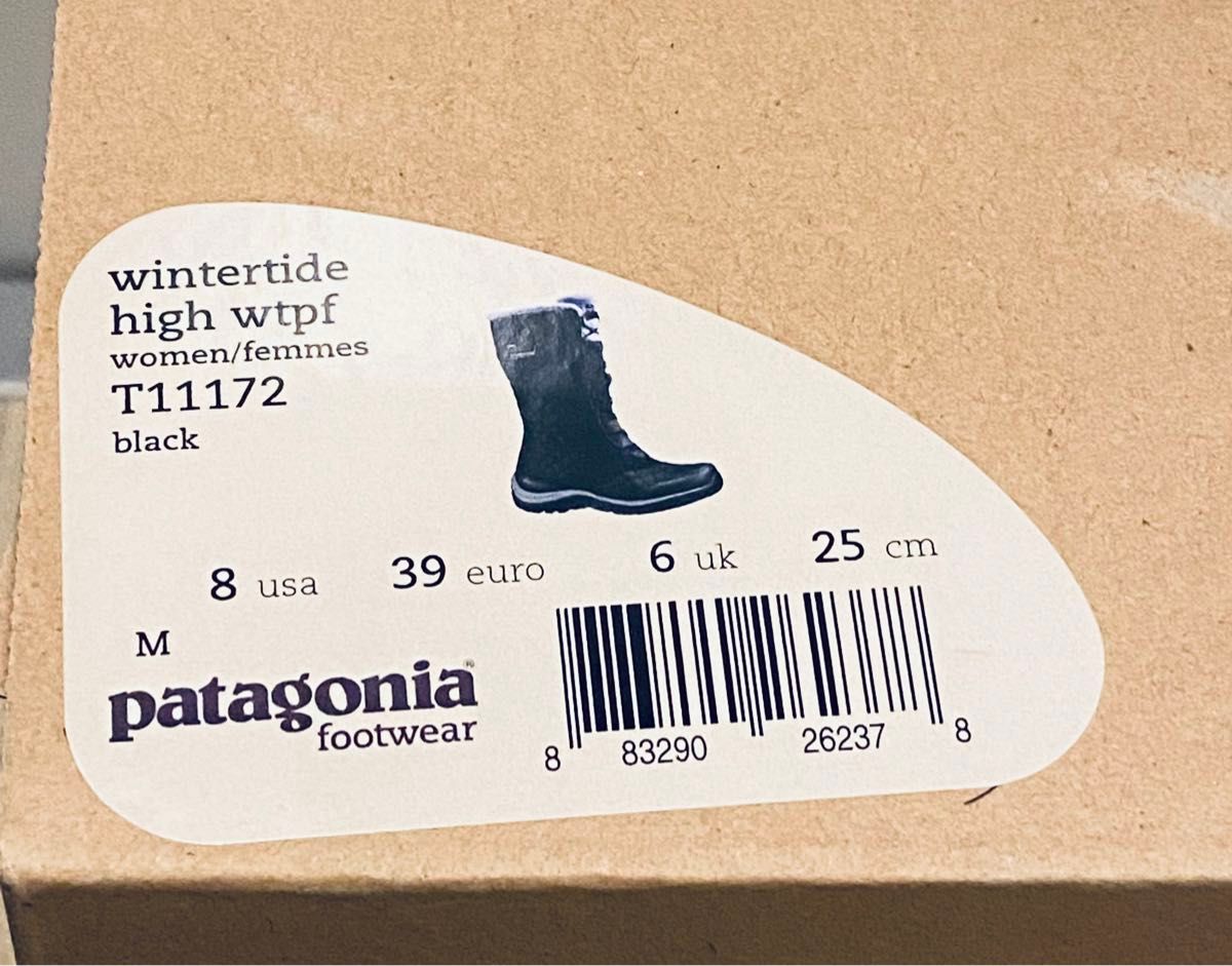 patagonia パタゴニア T11172 WINTERTIDE HIGH WATERPROOF レースアップブーツ　25cm