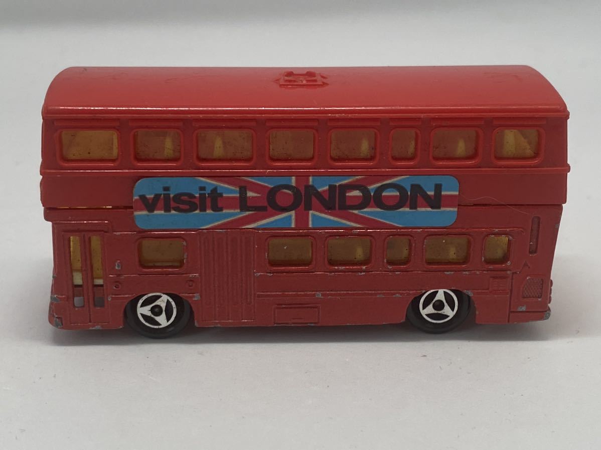 トミカサイズ フランス製マジョレット BRITISH BUS ロンドンバス　ジャンク品_画像3