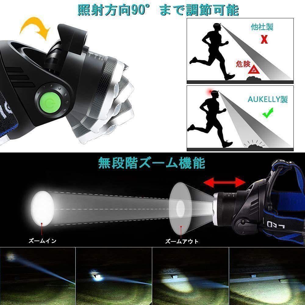 led ヘッドライト 人感センサー ヘッド懐中電灯 ヘッドランプ 点灯3モード防水 防災 ヘッドライト led 点灯3モード_画像6