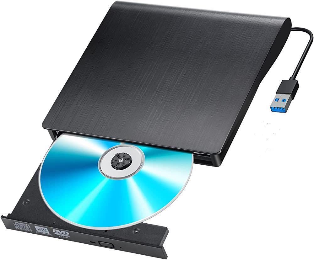 CD DVDドライブ 外付け USB3.0 CD/DVD読取・書込_画像1