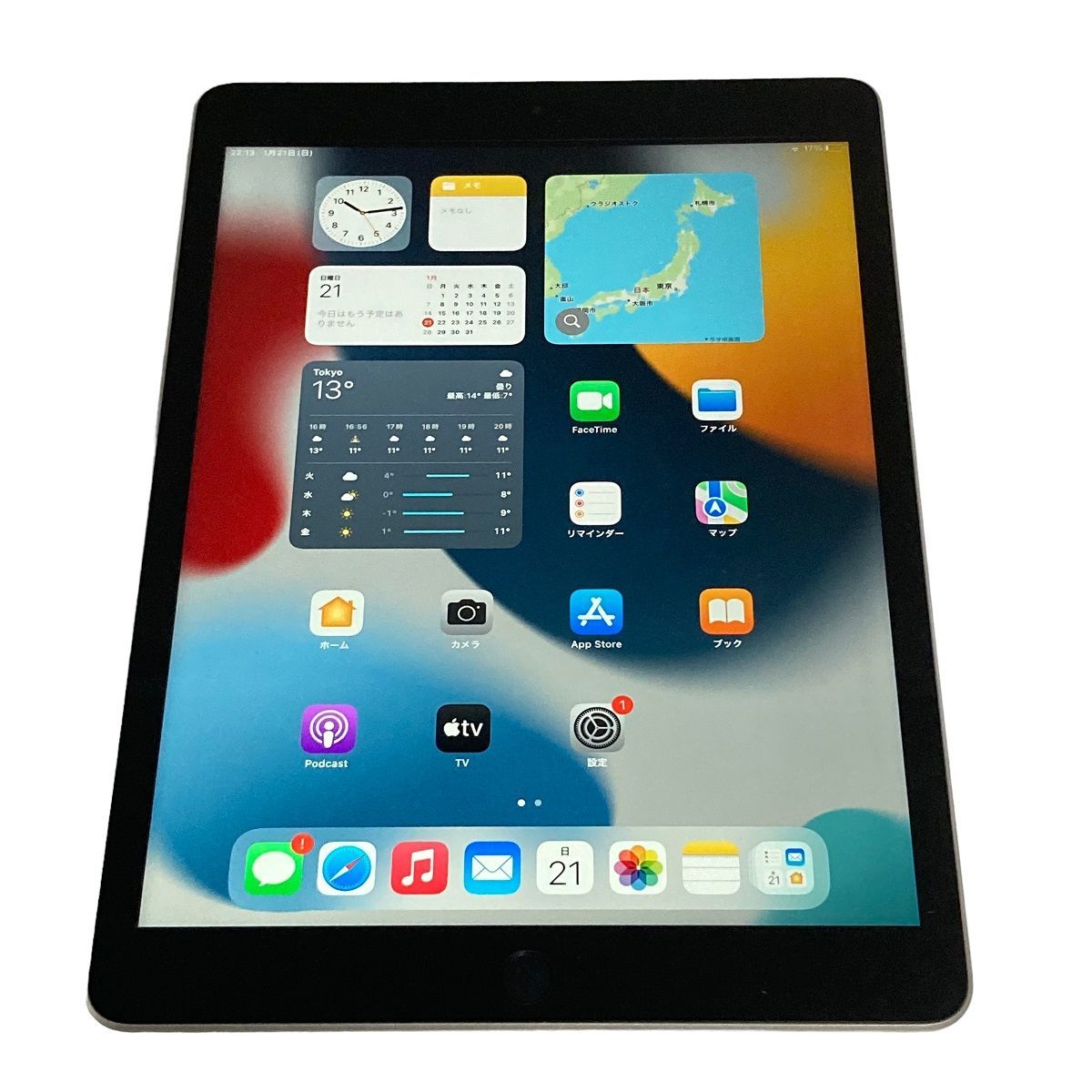 【中古】 Apple アップル iPad (第9世代)WI-Fiモデル タブレット MK2P3J/A 256GB 箱付 22044205 AS_画像3
