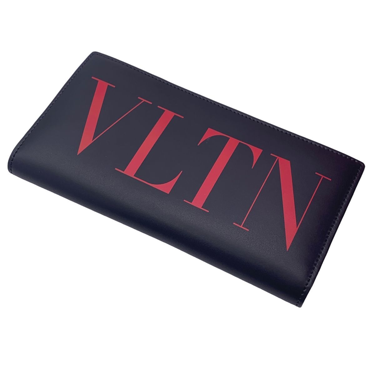 【中古】 VALENTINO ヴァレンティノ メンズ VLTN赤ロゴ 長財布 24003596 NT_画像1