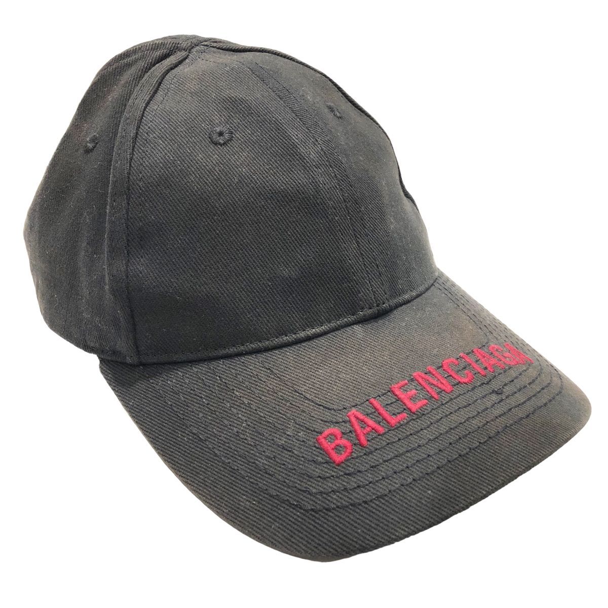 【中古】 BALENCIAGA バレンシアガ ロゴ キャップ 帽子 21024673 RD_画像1