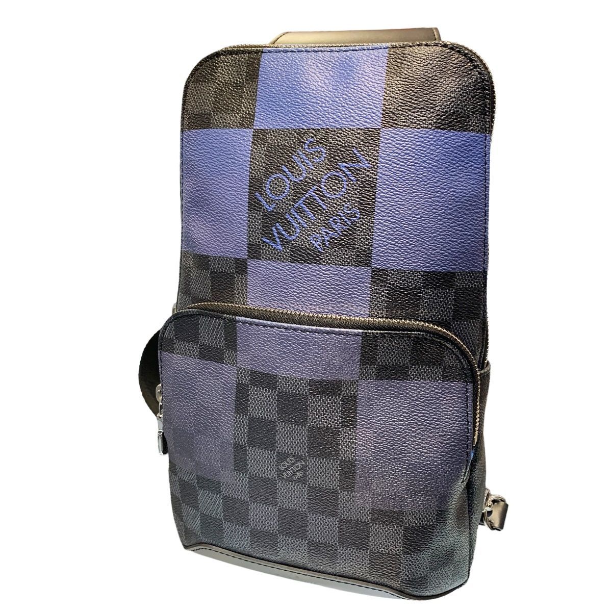 【中古】LOUIS VUITTON ルイヴィトン アヴェニュー・スリングバッグ N40404 ダミエグラフィット ボディバッグ 24004376 RD_画像2