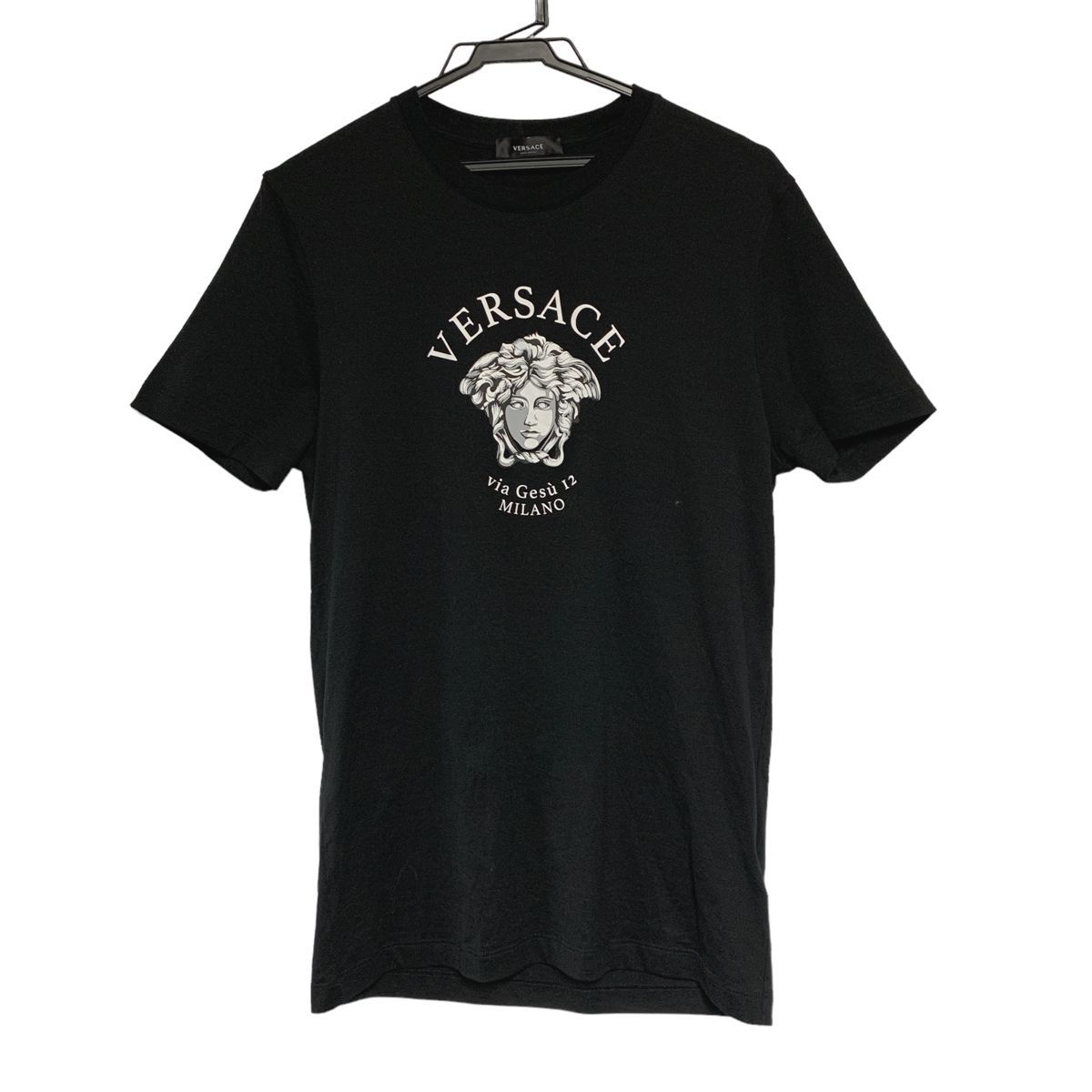 [Используется] Versace Versace Medusa Print T -Fork A88659 Tops Cutsaw Ladies 24005964 AO