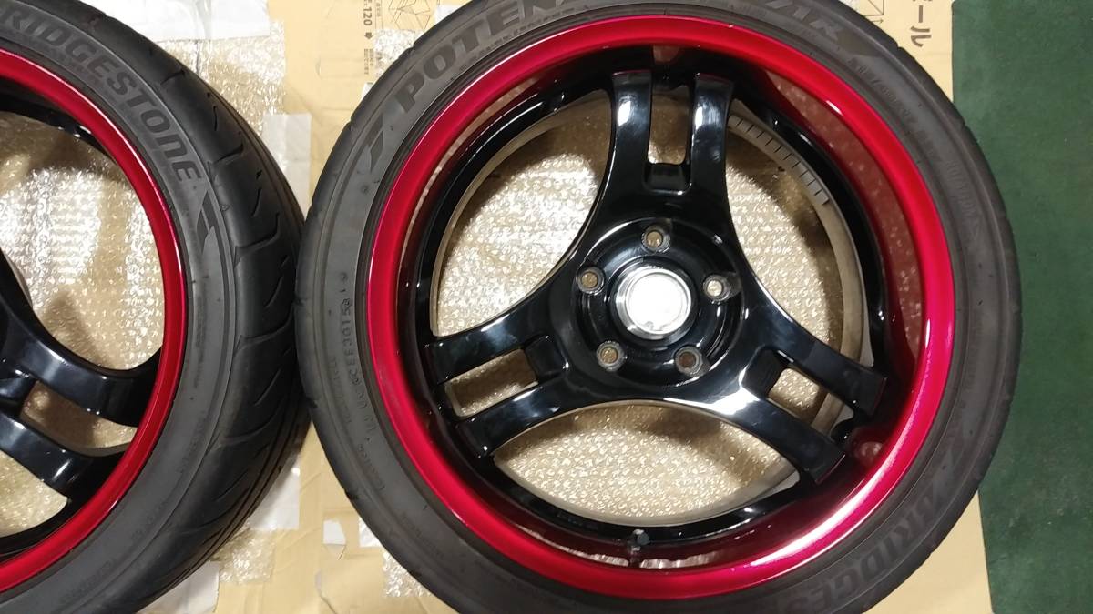 スーパーアドバンレーシング SA3R 17インチ 7J ＋35 PCD114.3 5H 2本セット_画像3