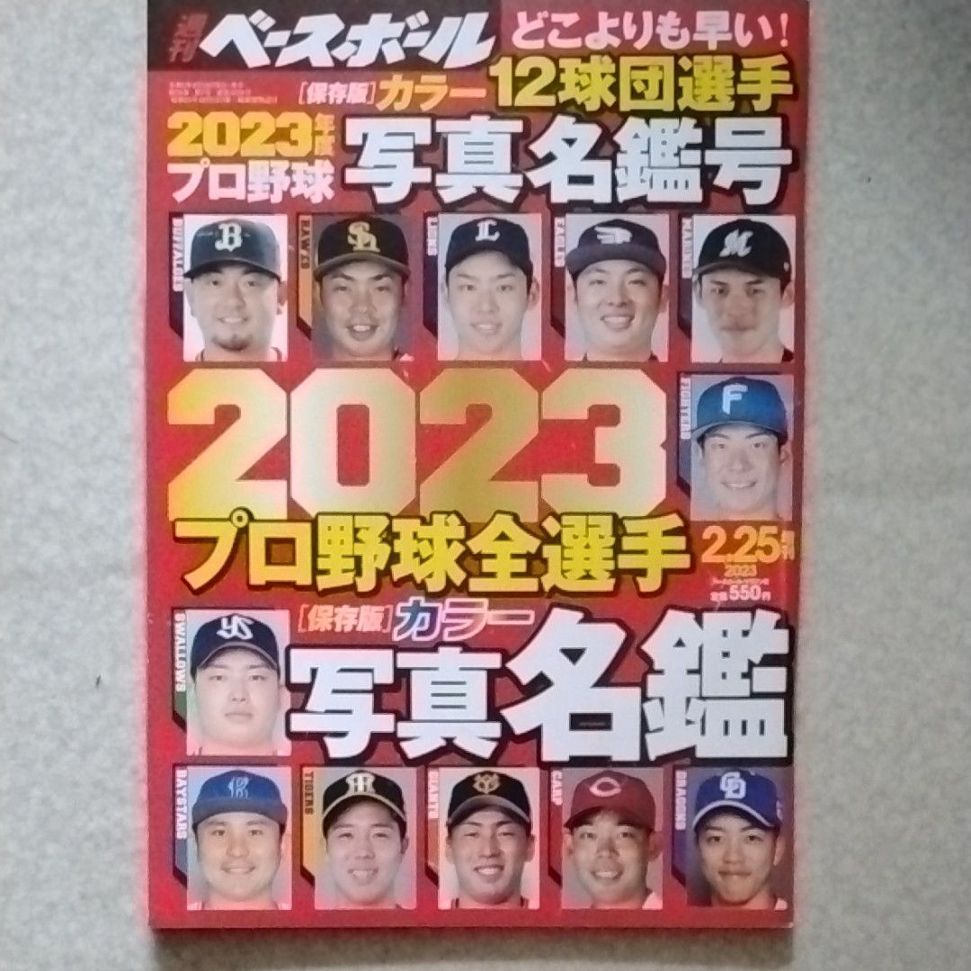 週刊ベースボール　保存版2023年度プロ野球写真名鑑号　12球団選手