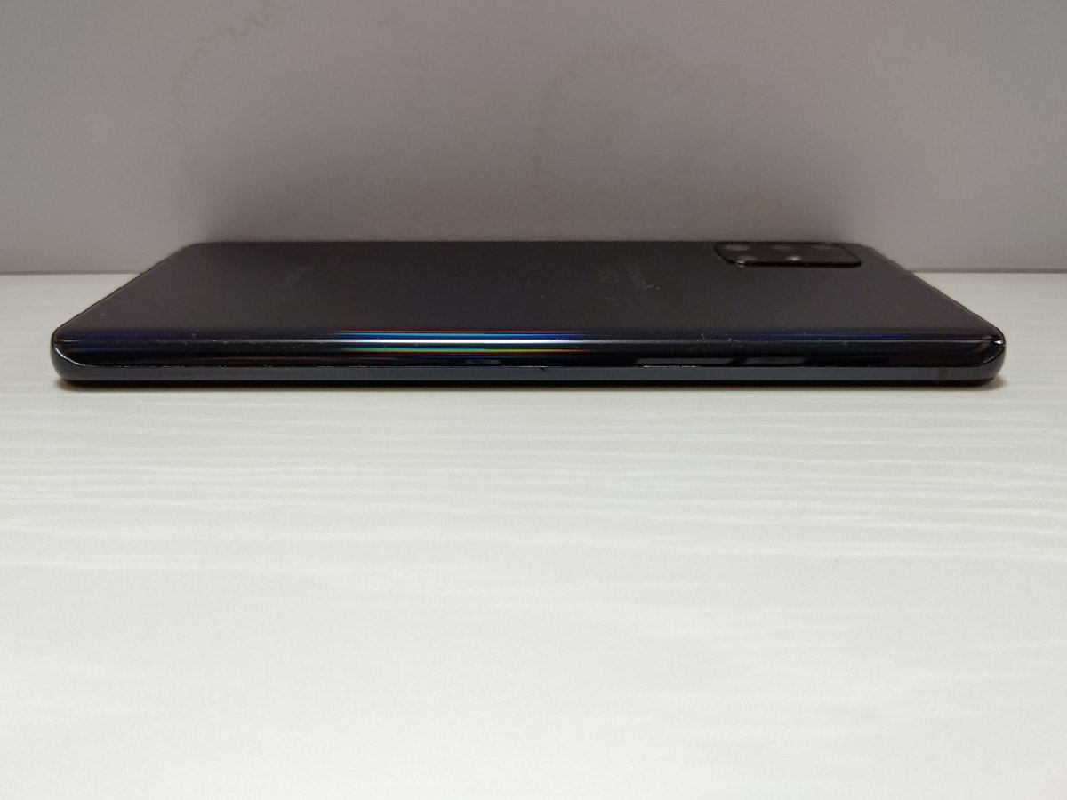 　★【38505WM】 ジャンク docomo SC-54A SAMSUNG Galaxy A51 5G ブラック SIMトレイ欠品 1円 ! 1スタ！_画像6