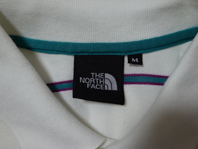 ■0212■ノースフェイス THE NORTH FACE 半袖ポロシャツ M 国内正規品●_画像2