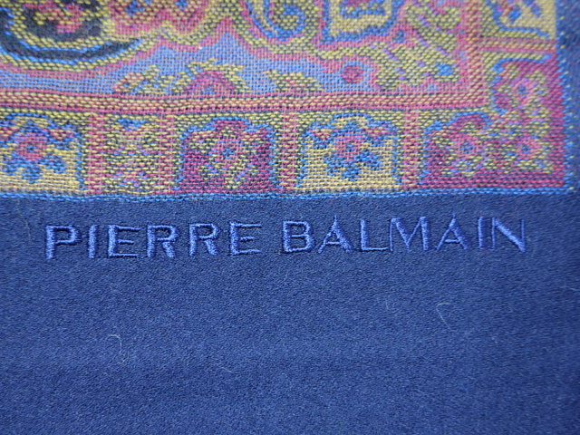 ■0219■PIERRE BALMAIN ピエールバルマン ショール ひざ掛け オーロラ(株）国内正規品●_画像2