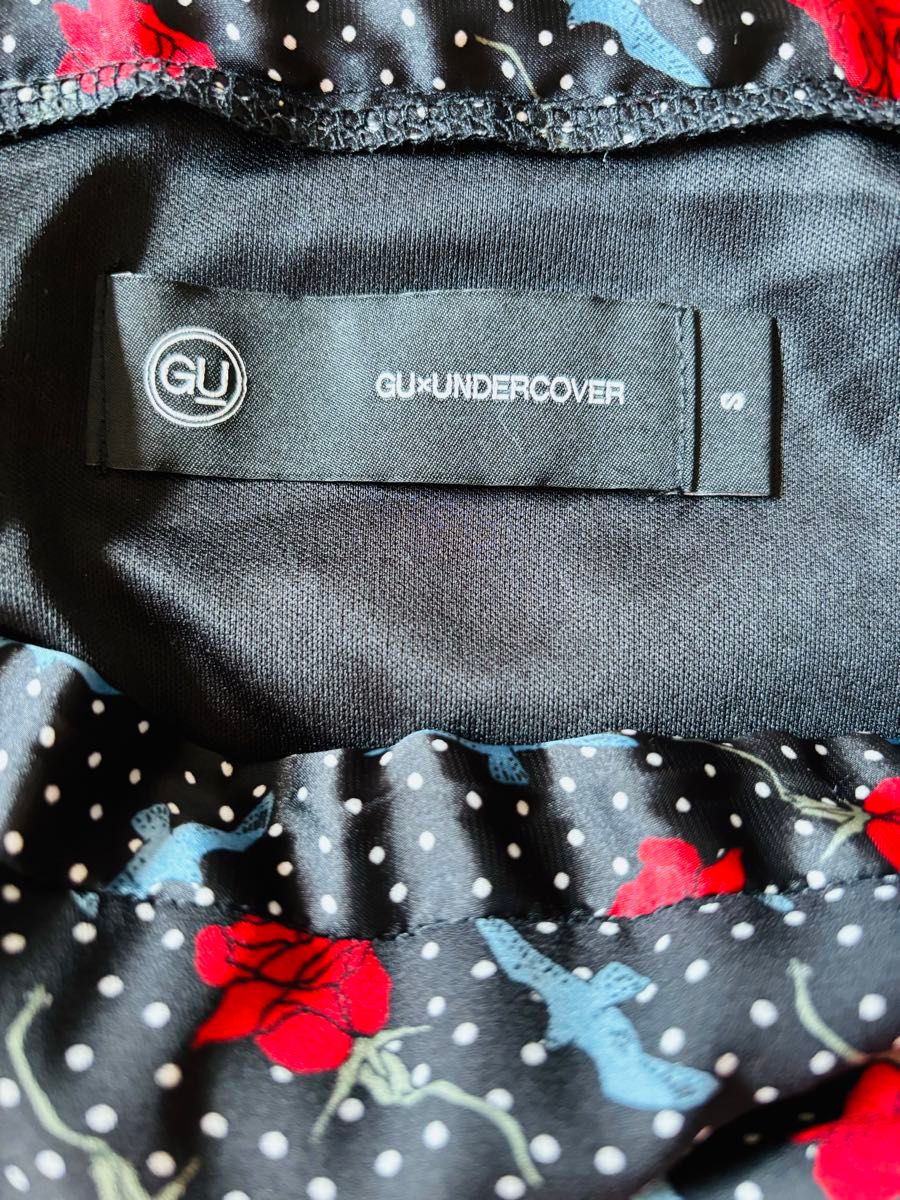 GU × UNDERCOVER コラボコレクション サイドプリーツスカート S ジーユー アンダーカバー  花柄 総柄