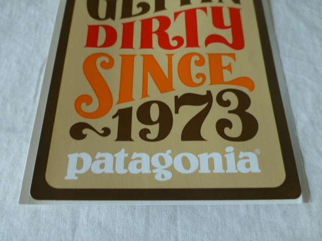 patagonia GETTIN DIRTY ステッカー GETTIN DIRTY patagonia GETTIN DIRTY SINCE ～ 1973 patagonia パタゴニア PATAGONIA patagonia _画像6