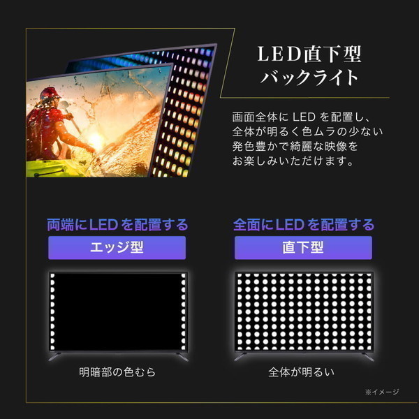 テレビ 40型 液晶テレビ フルハイビジョン 40V 40インチ 裏録画 外付けHDD録画機能 ダブルチューナー MAXZEN J40CHS06 マクスゼン P10d25_画像9