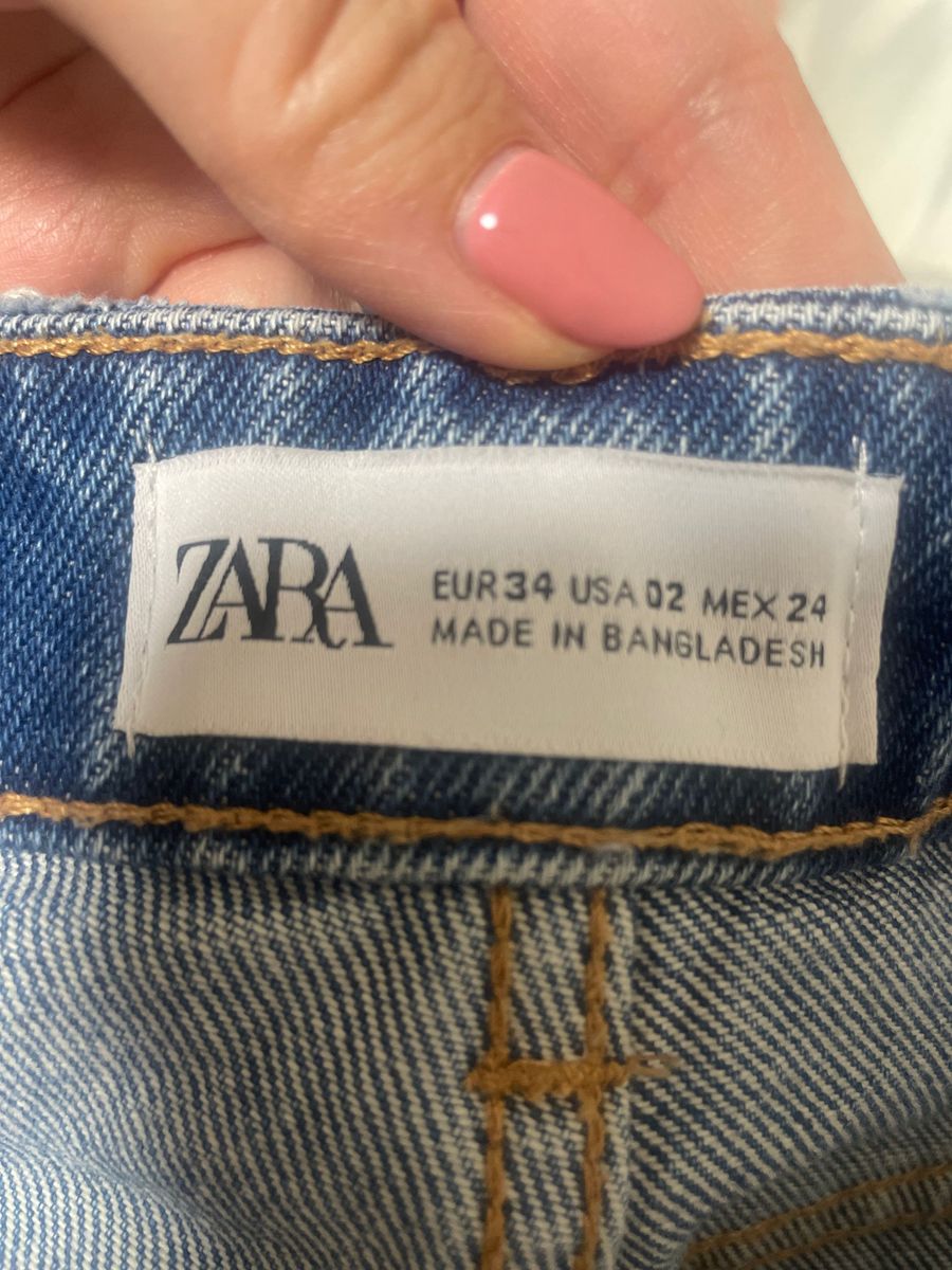 ZARA ザラ ダメージデニムショートパンツ