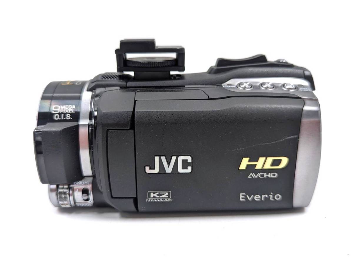 ★☆youtube撮影にピッタリ 中古 良品 動作確認/点検清掃済 JVC Victor ビクター デジタル ビデオカメラ Everio GZ-HM400 S-985-10 ☆★_画像4