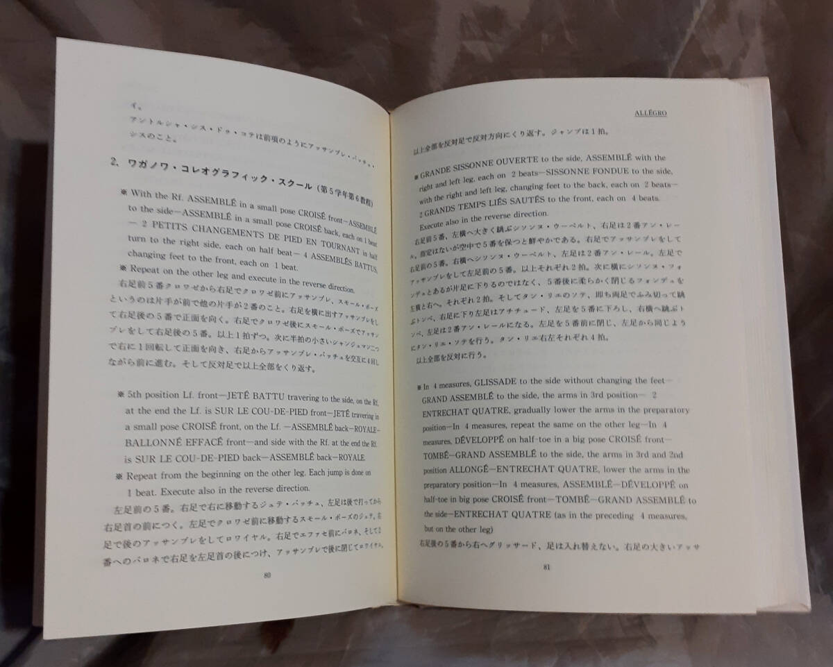 【カバー無し】　バレエレッスン例題300選　世界のメソード　川路明：編著　東京堂出版_画像9