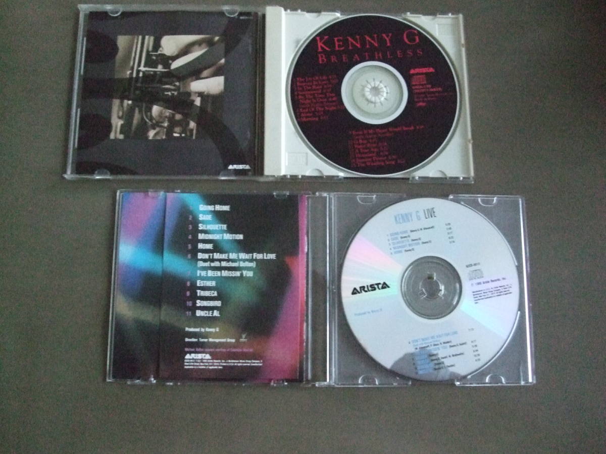 音楽CD ケニーG KennyG Brethless、KennyGライブ 2枚セットの画像3