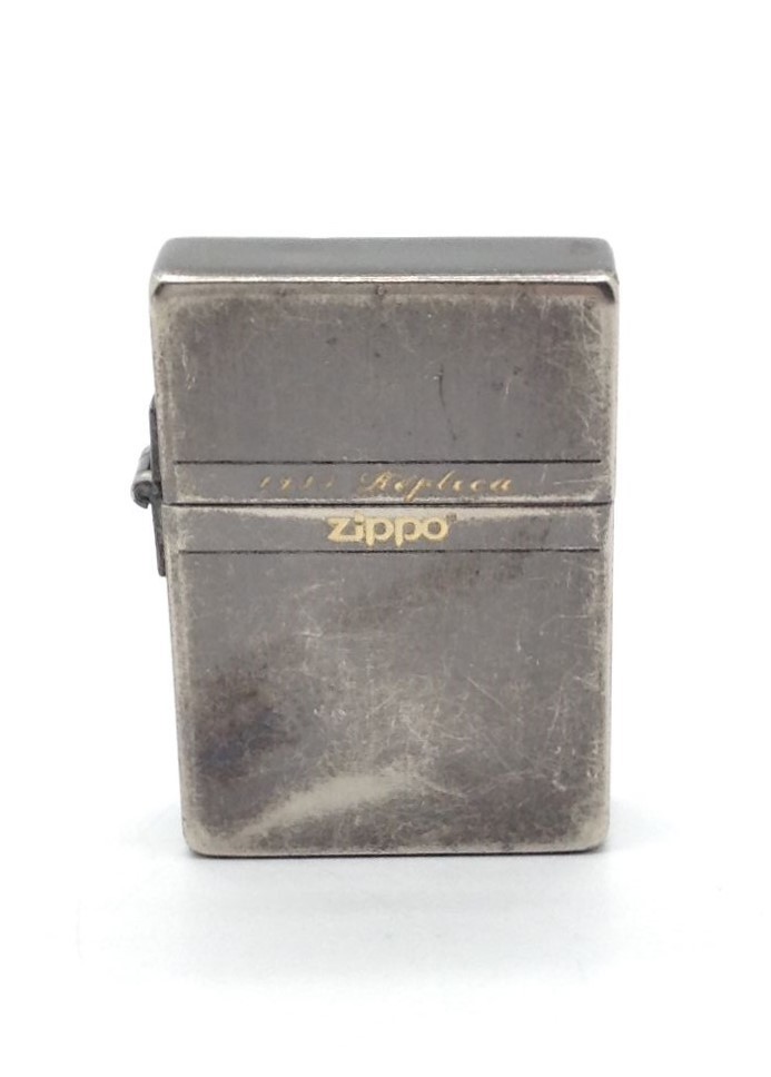 喫煙具【 ZIPPO 1935 REPLICA ミラーライン ライター 】1935復刻レプリカ ジッポ オイルライター 中古品 保管品 MN_画像1