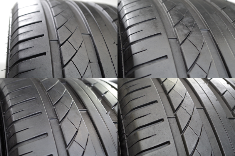 F-105(送料無料/代引きOK)ランクE.D 中古 245/45R18 HIFLY HF805 2019年 7～7.5分山 夏タイヤ 4本SET フーガ、スカイライン等_画像6