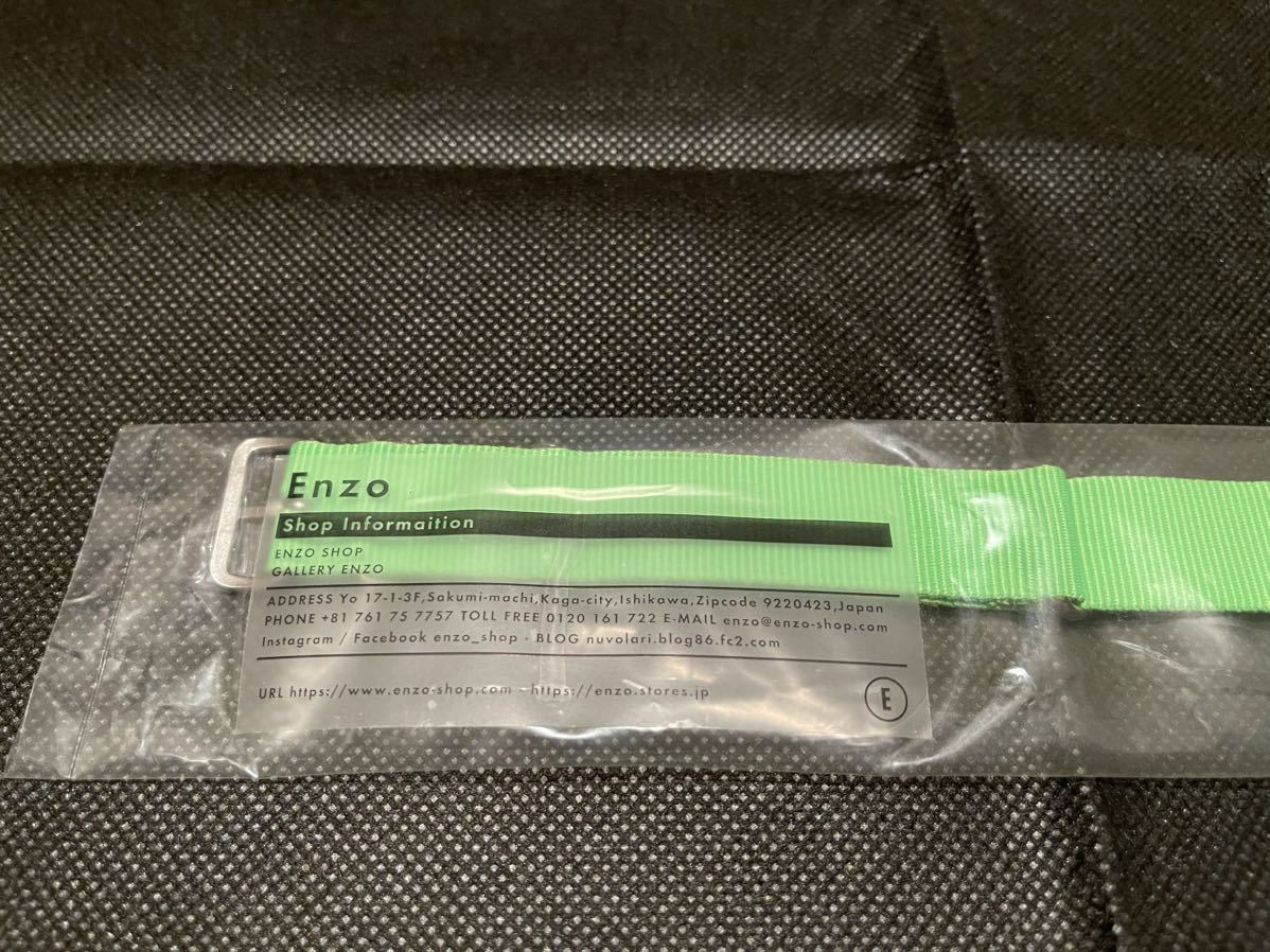 ENZO SHOP special order new goods unopened 20MM SS CLASSIC NATO STRAP NEON GREEN strap wristwatch belt neon green 