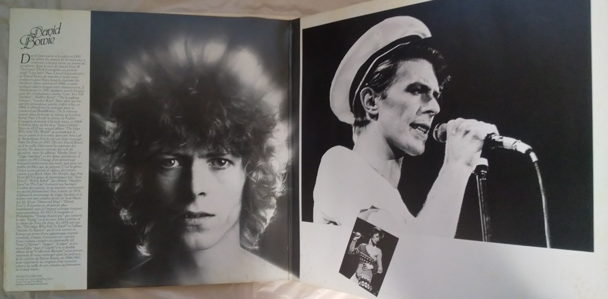 稀少 仏コーティング・ジャケ2LP David Bowie(Images) Decca 261011/12 1979年_画像2