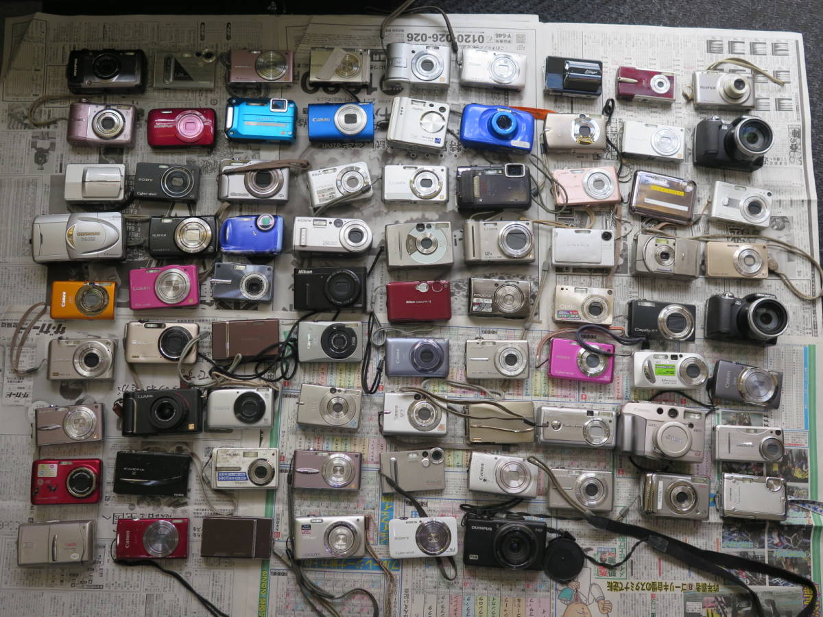 1円～▽☆ジャンク コンパクトデジタルカメラ デジカメなど いろいろ