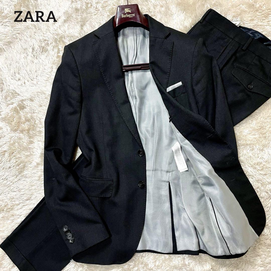 新規購入 【ZARA/ザラ/極美品】セットアップ スーツ【ダークグレー