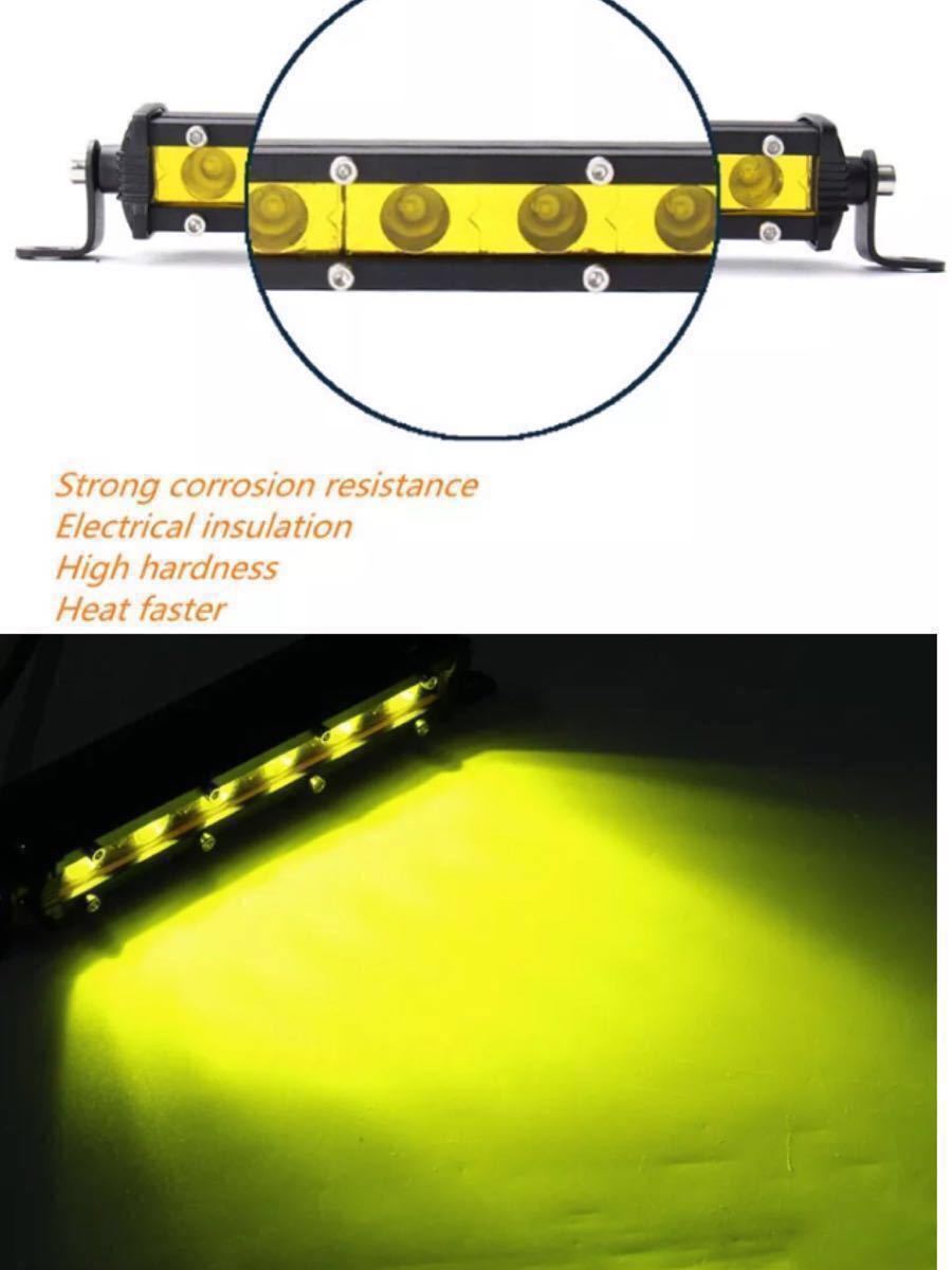 #LED light bar working light working light 7 -inch yellow 3000k yellow color foglamp Ame car Jimny Surf fj Cruiser Prado fishing . road 