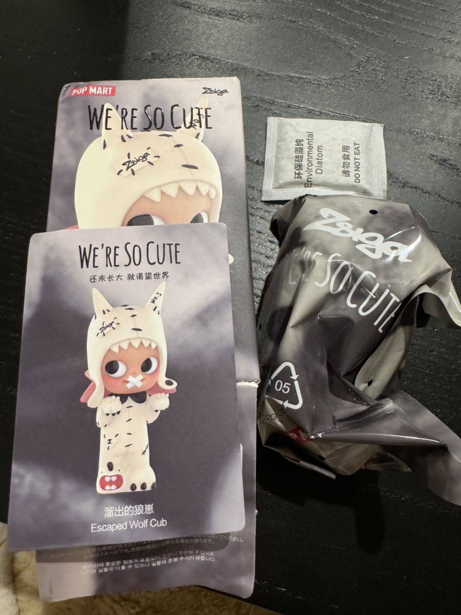 【送料無料】popmart ZSIGA We're So Cute シリーズフィギュア wolf cub_画像2